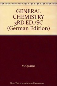 GENERAL CHEMISTRY 3RD.ED./SC (German Edition)