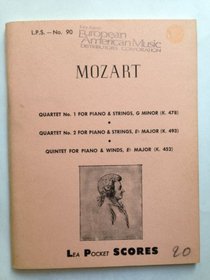 Quartet in G Minor, K. 478 (Kalmus Edition)