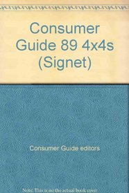 Consumer Guide 89 4x4s