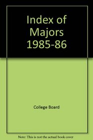 Index of Majors, 1985-86