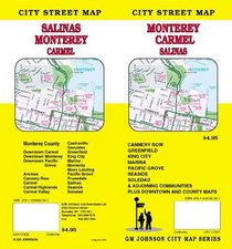 Monterey, Carmel and Salinas, CA Street map