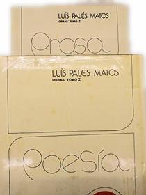 Luis Pales Matos Obras, 1914-1959/ Work of Luis Pales Matos, 1914-1959: Poesia, Tomo II : Prosa (Spanish Edition)