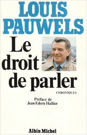 Le droit de parler (French Edition)