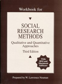 Workbook with IBM and Mac software: Social Research Methods; Qualitative  Quantitative Approaches