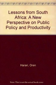 Lessons from South Africa: A New Perspective on Public Policy and Productivity
