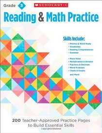 Reading and Math Practice: Grade 3: 200 Teacher-Approved Practice Pages to Build Essential Skills