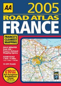 Aa Road Atlas France 2005 (Road Atlas)