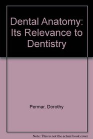 Dental Anatomy: Its Relevance to Dentistry