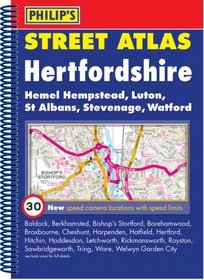 Philip's Street Atlas Hertfordshire (Philip's Street Atlases)