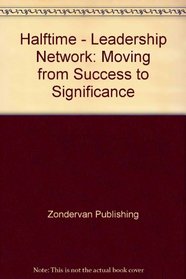 Halftime Navy Top Grain -- Leadership Network: Moving from Success to Significance