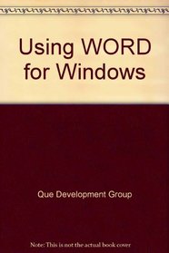 Using Word for Windows