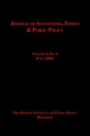 Journal of Accounting, Ethics & Public Policy Vol. 4, No. 4