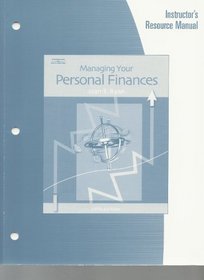 Thomson Managing Your Personal Finances Instructor's Resource Manual. (Paperback)