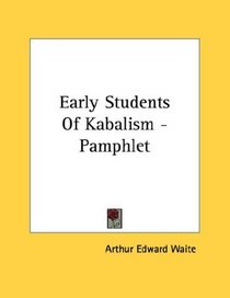 Early Students Of Kabalism - Pamphlet