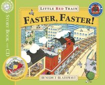 Faster, Faster Little Red Train (Book & CD)