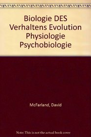 Biologie DES Verhaltens Evolution Physiologie Psychobiologie