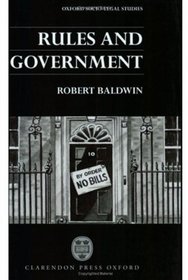 Rules and Government (Oxford Socio-Legal Studies)