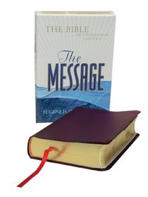The Message: The Bible In Contemporary Language, Burgundy Bonded Leather