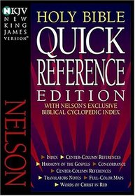 NKJV Holy Bible: Quick Reference Edition