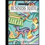 Business Math Using Calculators-Textbook Only