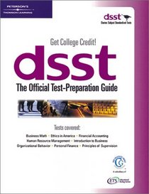 Get Colleg Credit Dsst the Official Test-Preparation Guide