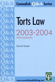 Torts Q&A 2003-2004 5/e (Q & a Series)