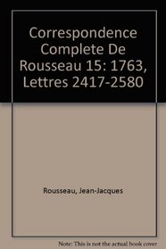 Correspondance Rousseau 15 CB