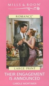 Their Engagement is Announced (Large Print)