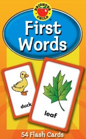 First Words Flash Cards (Brighter Child Flash Cards)