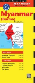 Myanmar Travel Map Third Edition (Periplus Country Maps)