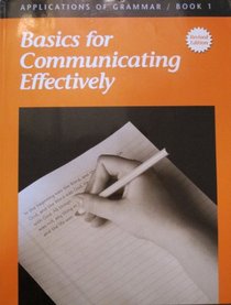 Applications of Grammar Book 1: Basics for Communicating Effectively (49615)