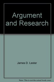 Argument and Research
