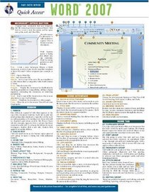 Word 2007 - REA's Quick Access Reference Chart