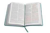 CSB Large Print Personal Size Reference Bible, Teal LeatherTouch