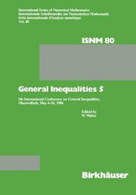 General Inequalities 5 (International Series of Numerical Mathematics)