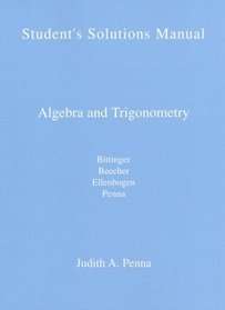 Algebra and Trigonometry: Students Solution Manual