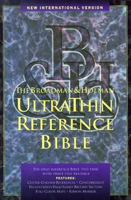 NIV UltraThin Reference Bible (Black)