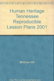 Human Heritage Tennessee Reproducible Lesson Plans 2001