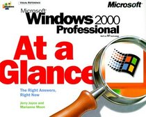 Microsoft  Windows  2000 Professional At a Glance (Eu-at a Glance)