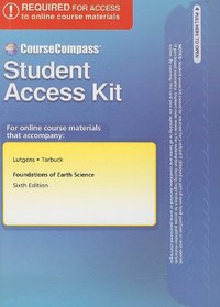 CourseCompass Student Access Kit for Foundations of Earth Science