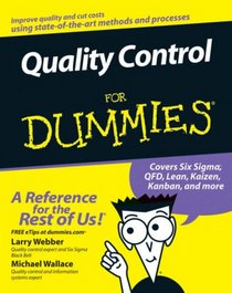 Quality Control for Dummies (For Dummies (Business & Personal Finance))