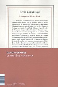 Le mystre Henri Pick (French Edition)