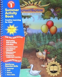Summer Vacation, Grade 1 Activity Book