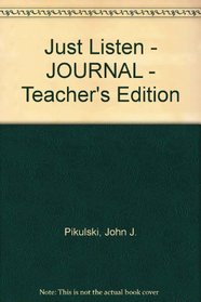 Just Listen - JOURNAL - Teacher's Edition