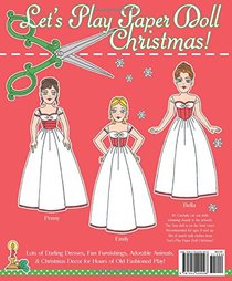Let's Play Paper Doll Christmas! 125 Christmas Cut-outs for 4 Dolls