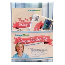 Coupon Mom Organizing Binder - Blue Stripe Design