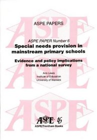 Special Needs Provision in Mainstream Primary Schools