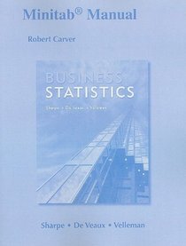 Minitab Manual for Business Statistics
