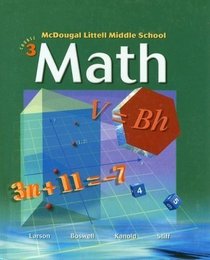 Florida Lesson Plans with Intensive Fcat Support (McDougal Littell Middle School Math coursse 3)