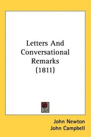 Letters And Conversational Remarks (1811)